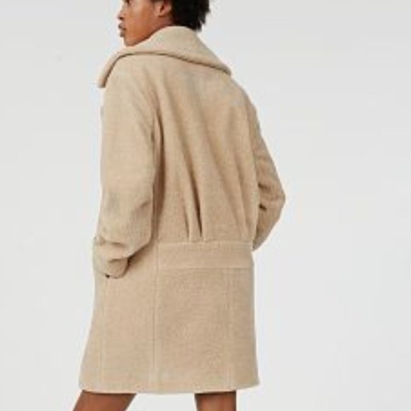 Club Monaco Mayree Teddy Coat size S - Picture 2 of 5